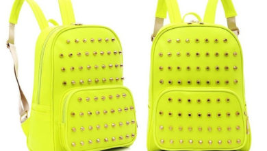 Studded Backpacks Neon