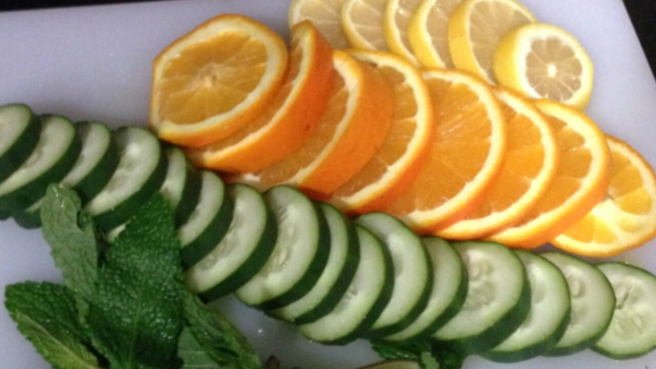 Coolout Detox Water Recipe Orange Lemon Cucumber Mint Hypegirls