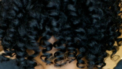 big bouncy curls on natural hair